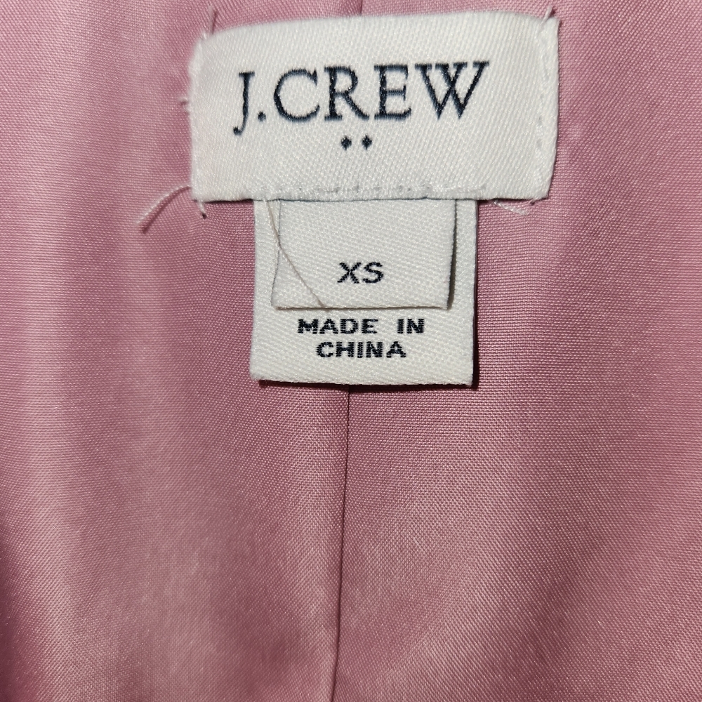 NWOT J. Crew Faux Fur Vest, size XS, pink blush - Picture 5 of 8